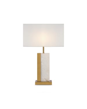 Maytoni tafellamp bianco messing Ø45