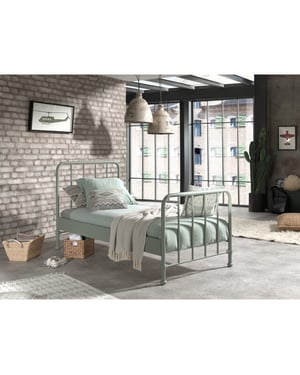 Lucevi bronxx bed 90x200cm olive green