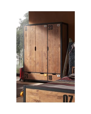 Lucevi alex 3 deurs kleerkast 200x148x55cm -