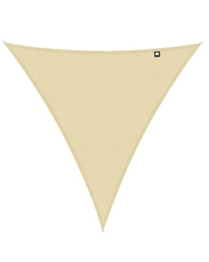 Kopu ® schaduwdoek driehoek 3,6 m 280 grams waterdoorlatend creme
