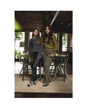 Looxs Revolution Gebreide trui wave stripe voor meisjes in de kleur