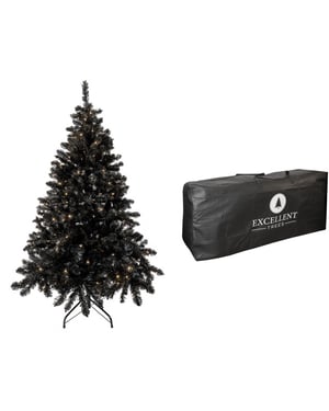 Excellent Trees ® stavanger black 180 cm kerstboom met verlichting nu
