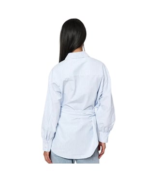 Norr Mona oversized shirt off white -