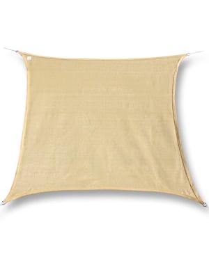 Hanse® Schaduwdoek vierkant waterafstotend 2x2 m zonnedoek