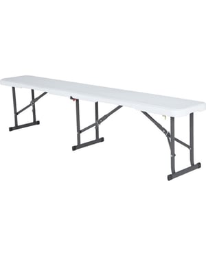 Lifetime Kunststof bank opbouwbaar - 29x183x42cm