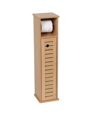 4goodz Toiletrolhouder met toiletroldispenser trinidad 18x18x75 cm -