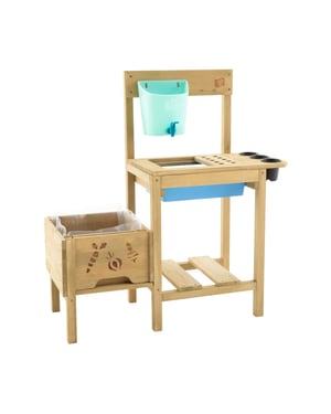 TP Toys Grow up houten plantentafel en modderkeuken 88x83x34 cm