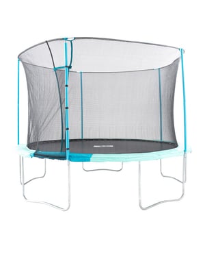 TP Toys Trampoline 366 cm met veiligheidsnet zwart/
