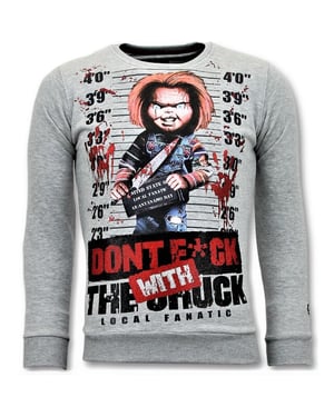 Local Fanatic Trui bloody chucky angry print
