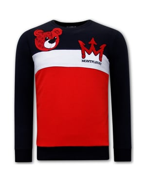 Tony Backer Sweater met print teddy bear print