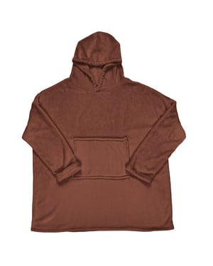 Casa di Elturo Flanellen fleece oversized hoodie plaid - one size