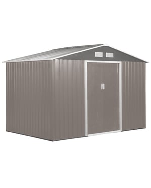 4goodz Gereedschapsschuur metaal tuinkast weerbestendig 277x195x192 cm -