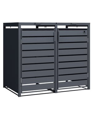 4gardenz ® containerombouw 2 kiko's kliko ombouw hoogwaardig materiaal -