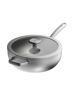 BergHOFF Leo wokpan graphite 28 cm gerecycled rvs + deksel