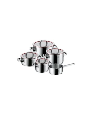 WMF Function 4 kookpannenset 5-delig rvs -rood copy