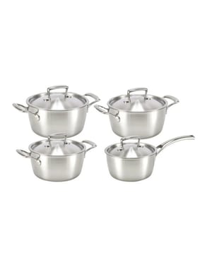 Habonne Queen triply pannenset 4 delig rvs