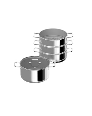 BergHOFF Helix 5-delig steamer set dina