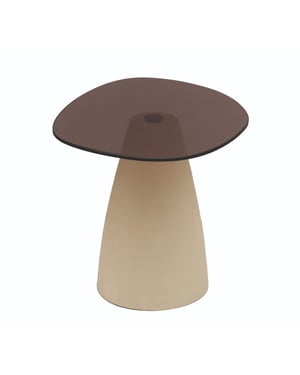 Brix salontafel mylon - glas 50 cm