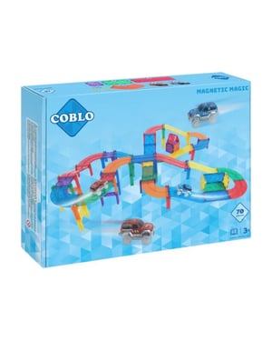 Coblo Classic magnetisch racebaan 70 stuks