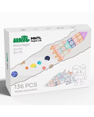 MNTL Sterrennacht magneet speelgoed 136 stuks