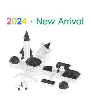 MNTL Magnetische bouwtegels mars basis mega set 669-delig
