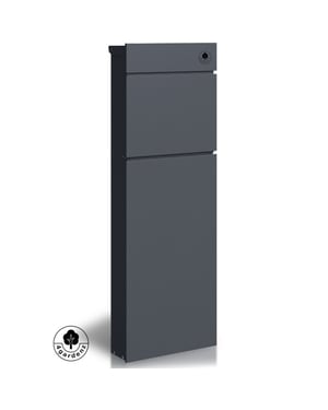 4gardenz ® brievenbus staand brievenbus staal met slot -