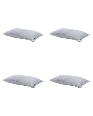 Madison hoofdkussen panama light grey ca. 24x40 cm set van 4