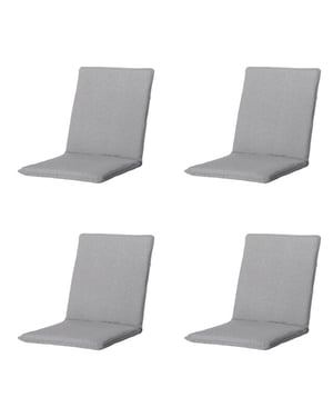 Madison stapelstoelkussen napels grey ca. 97x49 cm set van 4