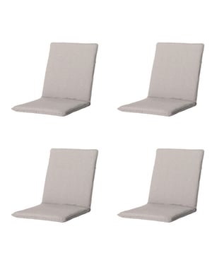 Madison stapelstoelkussen napels ca. 97x49 cm set van 4