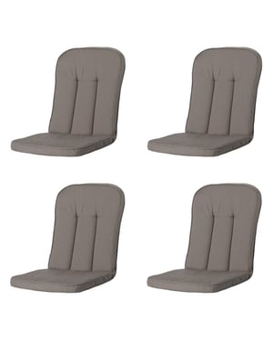 Madison tuinkussen carlo / calvia rib liver ca. 100x48 cm set van 4
