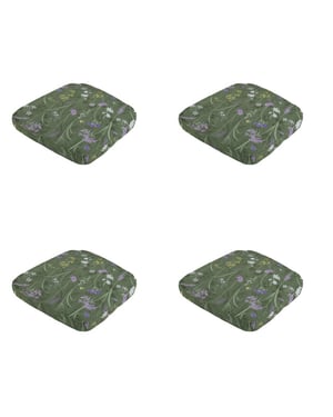 Madison zitkussen wicker donna green canvas eco+ ca. 48x48 cm set van 4