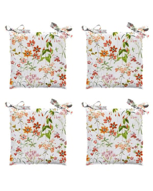 Madison zitkussen toscane milly natural ca. 46x46 cm set van 4