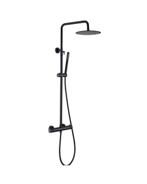 Luzzo ® serru regendouche diamond met thermostaat- mat