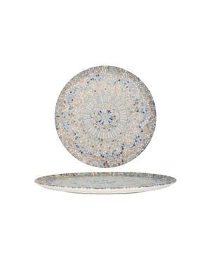 Bonna Pizzabord luca mosaic porselein 32 cm set van 2