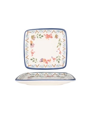 Bonna Serveerschaal spring porselein 15x14 cm set van 2