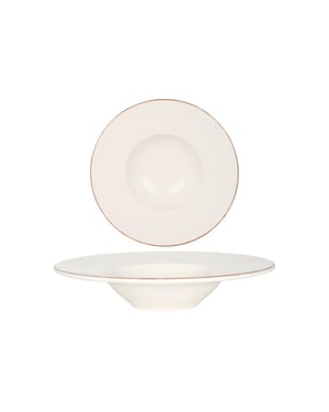 Bonna Pastabord retro porselein 28 cm (400cc) set van 2