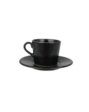 Bonna Espresso kopjes & schotel notte neat porselein set van 6