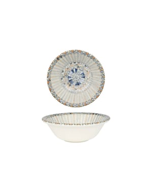 Bonna Kommetje luca mosaic porselein 16 cm (400cc) set van 6