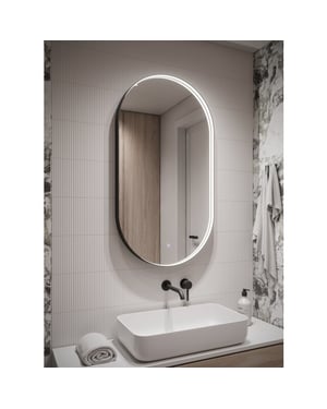 Badplaats Badkamerspiegel malta led 50 x 100 cm led verlichting badkamer