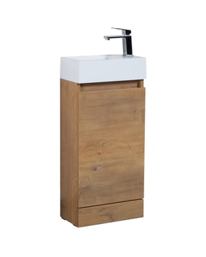 Badplaats Toiletmeubel peru 40 x 22 cm - fonteinmeubel met wastafel