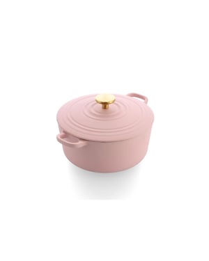 BK Cookware Bk bourgogne braadpan blush pink 24 cm gietijzer