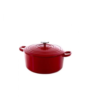 BK Cookware Bk bourgogne braadpan chili red 24 cm gietijzer