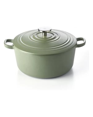 BK Cookware Bk bourgogne braadpan olive green 28 cm gietijzer
