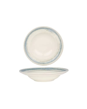 Bonna Pastabord rivus line porselein 24 cm (400cc) set van 2