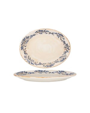 Bonna Serveerschaal grandma porselein 20 cm set van 2