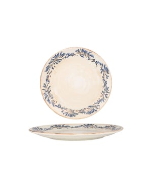 Bonna Dinerbord grandma porselein 25 cm set van 6