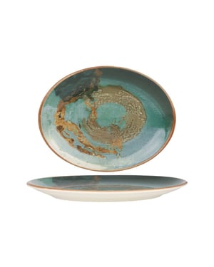 Bonna Serveerschaal futura porselein 31x14 cm set van 2