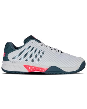 K-Swiss hypercourt express 2 clay tennisschoenen gravel heren wit-blauw