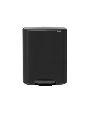 Brabantia Bo hi pedaalemmer 2 x 30 liter matt black