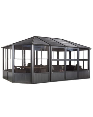 Sojag Aluminium paviljoen charleston met klamboe 384x594x281cm